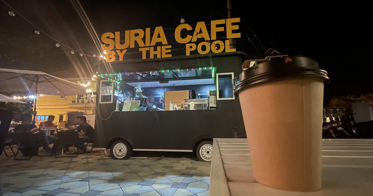 パンコール島のsuria cafe