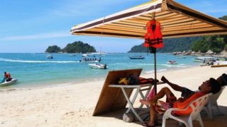 パンコール島 繁盛期のTeluk Nipah