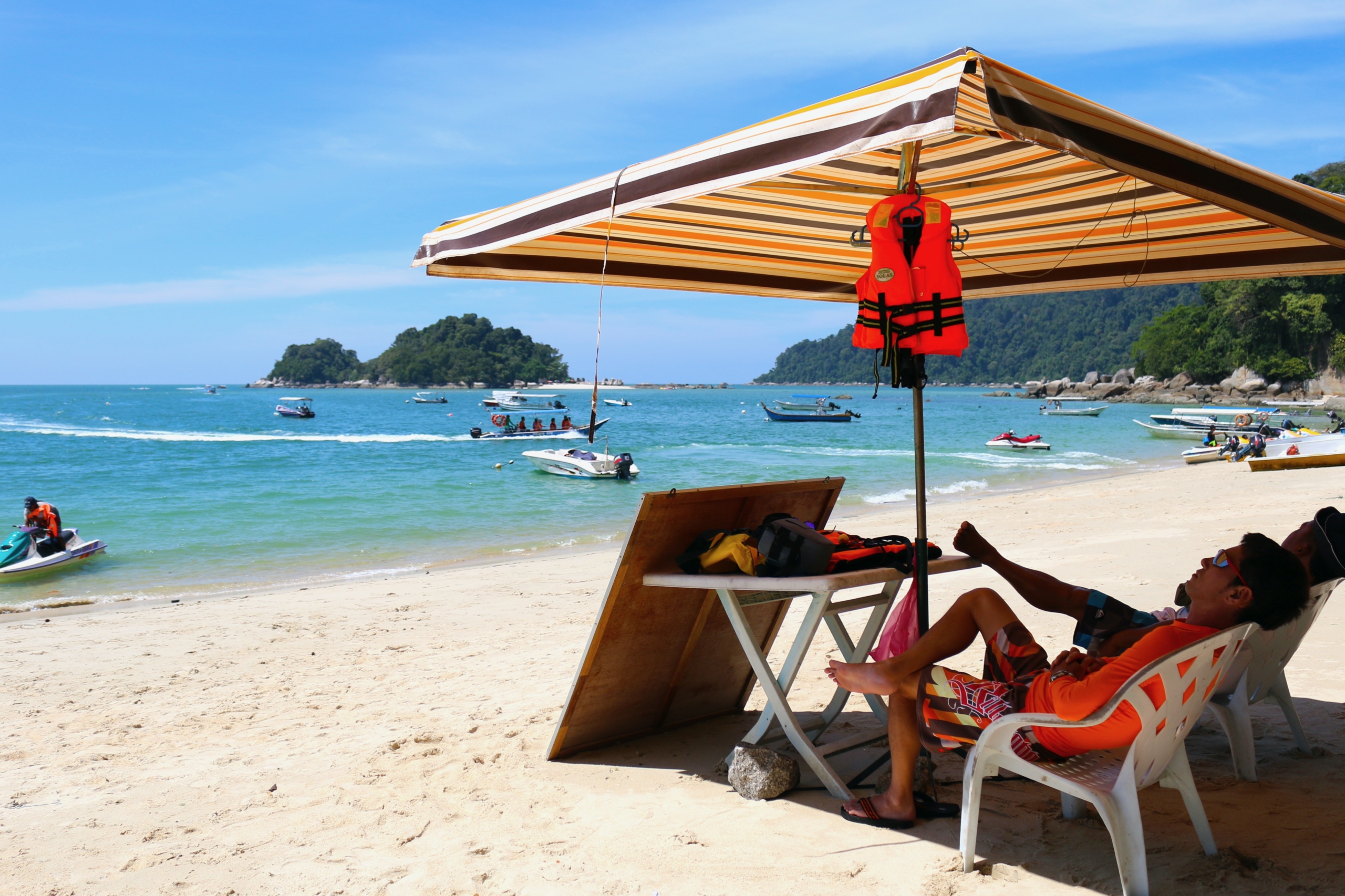 人それぞれの過ごし方が出来る島です