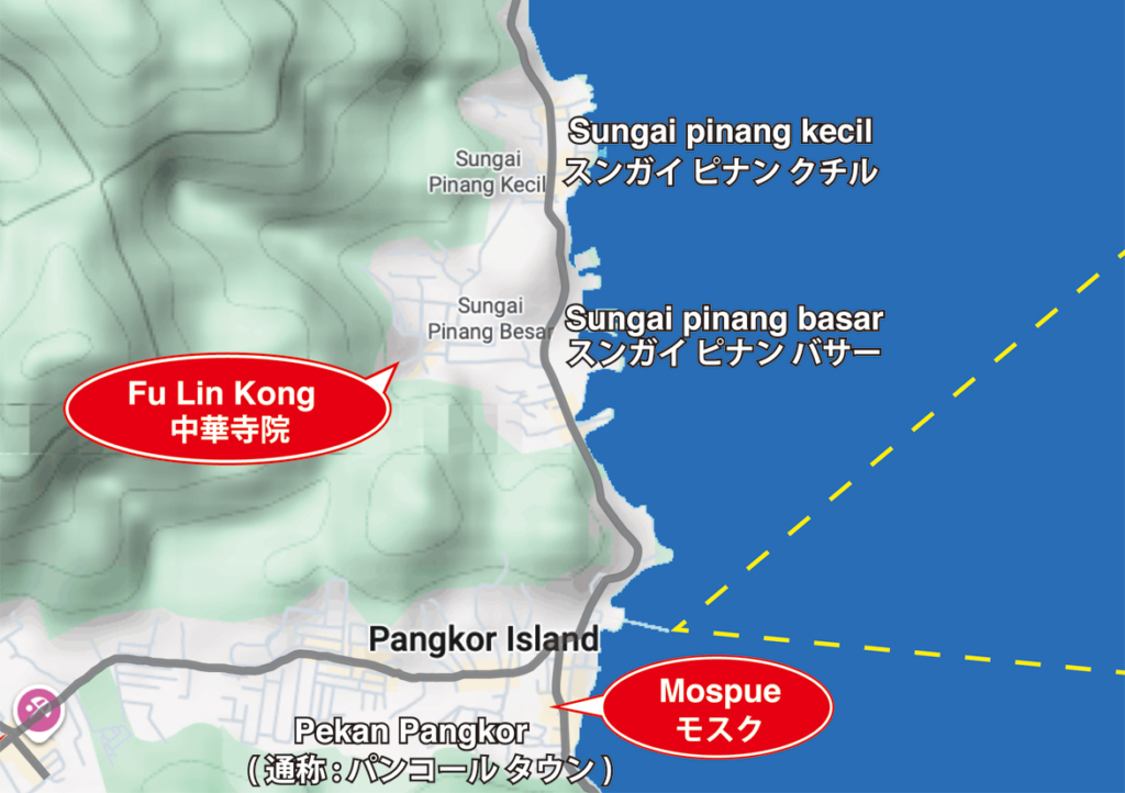 スンガイ･ピナン地図