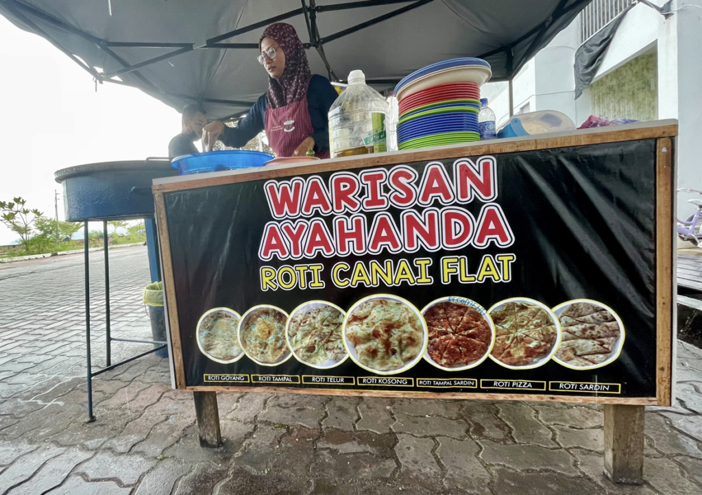 Rotiの種類も豊富です