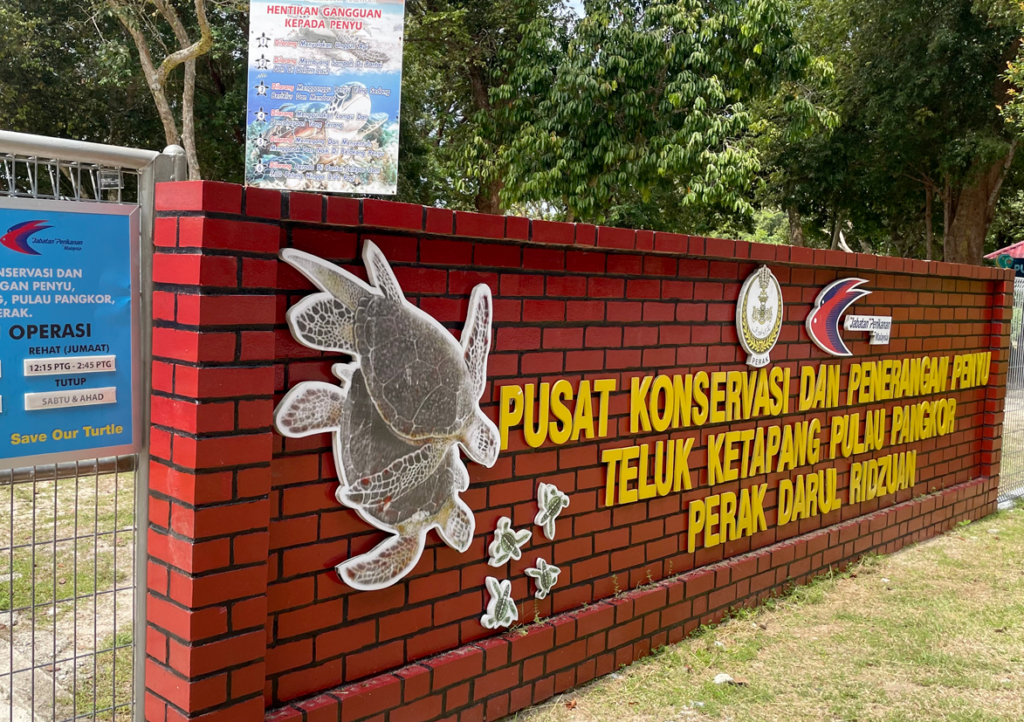 Teluk Ketapang(別名 : タートルベイ) 。海亀の保護施設があります